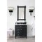James Martin Vanities Brittany 30in Single Vanity, Black Onyx w/ 3 CM Carrara Marble Top 650-V30-BKO-3CAR - alternate 3